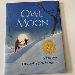 Owl Moon Children’s Hardcover Book Caldecott Award NEW